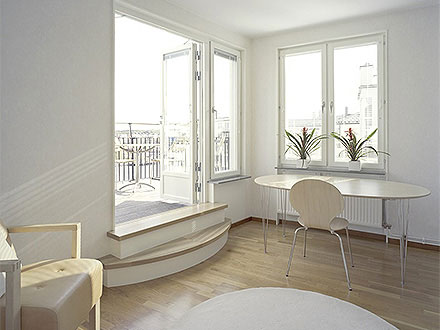 AC  folding frosted panel partition