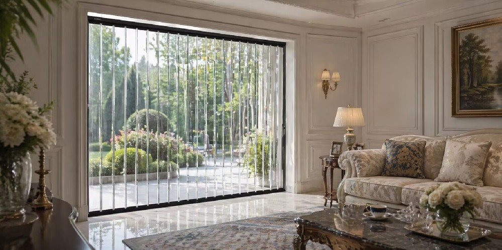 40-square-meter mesh partition doors